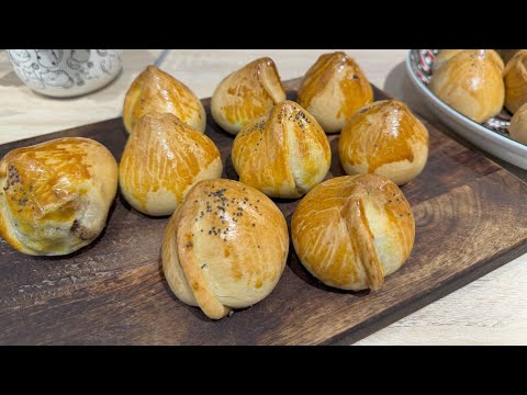 Видео: ТЮЛЬПАН САМСА. САМСЫ ИЗ ПЕСОЧНОГО ТЕСТА. Tulipan Samsa. Samsa made with shortcrust pastry.