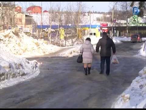 Видео: Гололед в Тимоново