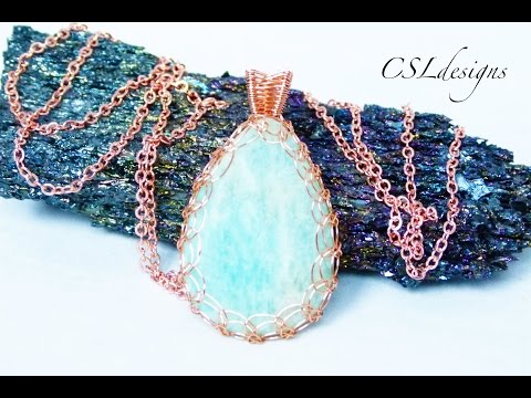 Видео: Кабошон, обмотанный проволокой в ​​стиле викингов