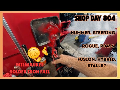Видео: Рулевое управление Hummer, регулировка, Rogue P0456, Fusion Hybrid умирает, авторемонтная мастерс...
