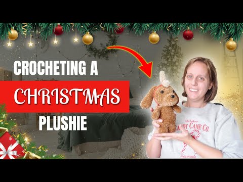 Видео: Вяжем рождественскую плюшевую игрушку крючком | Щенок Гринчеса Макс | #вязаниекрючком #рождество