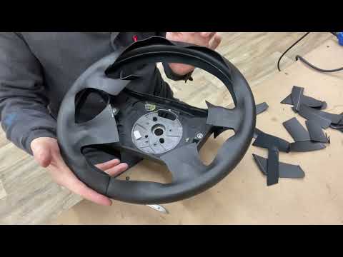 Видео: Перетяжка руля BMW E39, часть 2