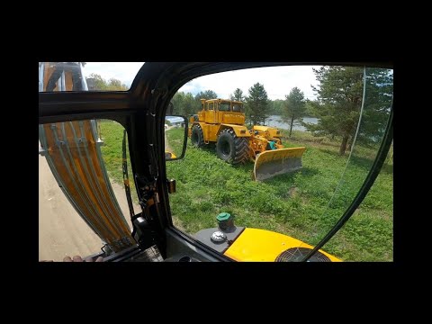 Видео: ТРАКТОР КИРОВЕЦ. К 700 А. ПРИШЁЛ НА ПОМОЩЬ МИНИ ЭКСКАВАТОРУ Rhinoceros XINIU XN35 Pro.