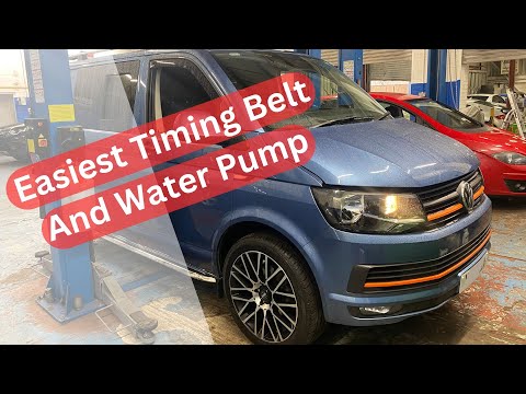 Видео: Ремень ГРМ и водяной насос VW Transporter