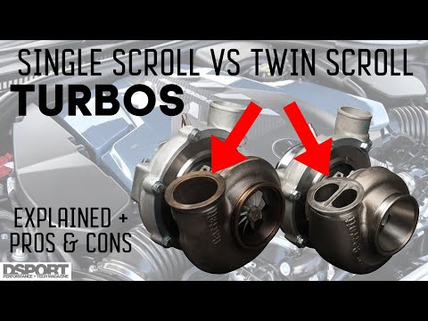Видео: Быстрое разъяснение: турбокомпрессоры Single Scroll против Twin Scroll | Плюсы и минусы