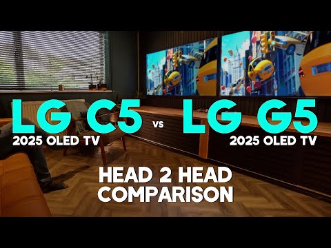 Видео: Сравнение LG C5 OLED и LG G5 OLED