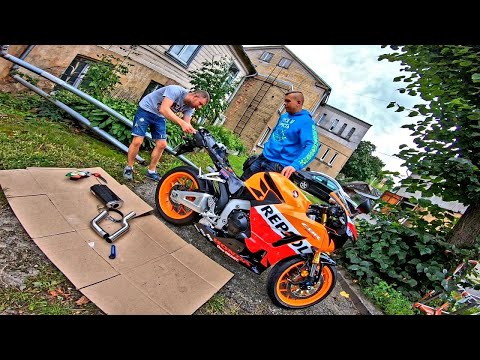 Видео: Китайский ГЛУШИТЕЛЬ ПРИЯТНО УДИВИЛ МЕНЯ! Новый СПОРТБАЙК Honda CBR 600