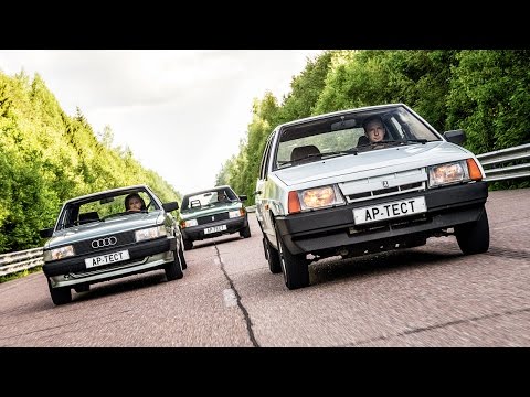 Видео: Тридцать лет спустя: ВАЗ-2109, АЗЛК-2141 и Audi 80