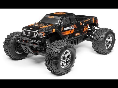 Видео: RC . Радиоуправляемая модель Монстра HPI Savage XL Flux 4WD RTR 1:8