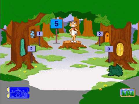 Видео: Дошкольное учреждение Reader Rabbit - Часть 19: Клуб счёта (Билет 3)
