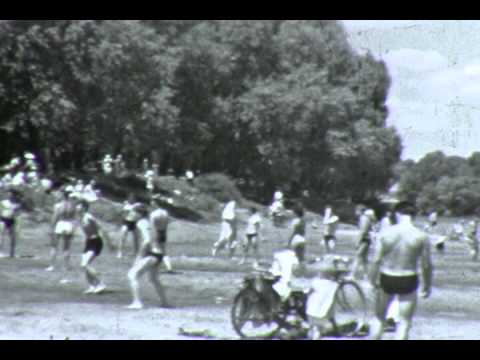 Видео: 1965 Рубежное и пляж на реке Донец - снимал Чернявский Ю И