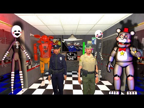 Видео: АНИМАТРОНИКИ ПУГАЮТ ОХРАННИКА FNAF 1 ► Garry's Mod