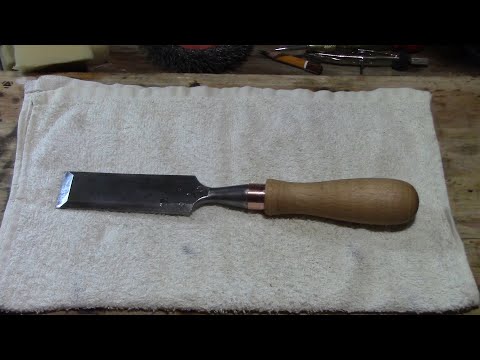 Видео: Реставрация старой стамески.