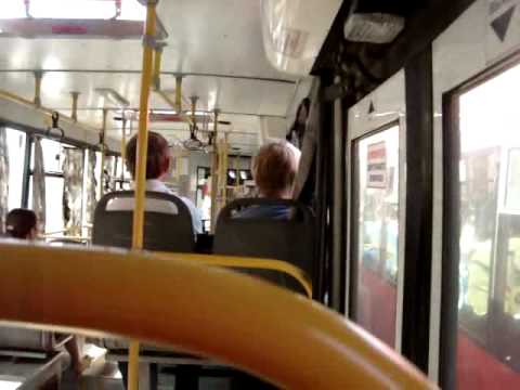 Видео: в автобусе Нефаз №02569,маршрут №91,Казань