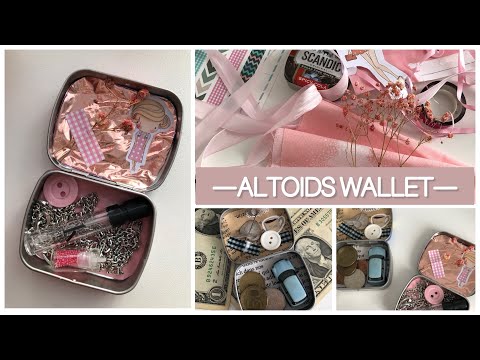 Видео: оформляю ALTOIDS WALLET как в Pinterest