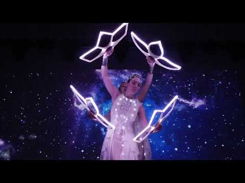 Видео: Ангелы вселенной | InFlow световое шоу | оригинальный жанр 