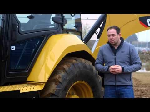 Видео: Экскаватор-погрузчик Cat® 428F2. Новинка! Обзор машины.