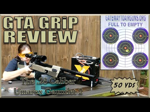 Видео: Обзор Umarex Gauntlet 2 .25 Caliber GRiP — Gateway to Airguns Обзор пневматического оружия