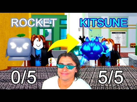 Видео: ОБМЕНЯЛ ROCKET НА KITSUNE В Blox Fruits