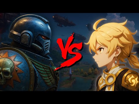 Видео: Что если мир Genshin Impact столкнётся с Warhammer 40k?
