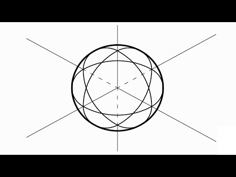 Видео: Как нарисовать изометрическую сферу