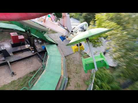 Видео: Муром парк карусель орбита на закате и впечатлительные посетители