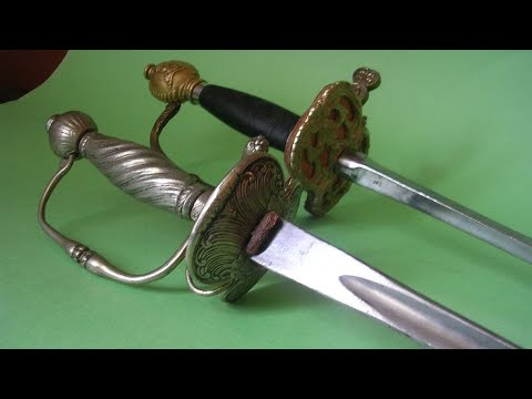 Видео: Шпага и рапира: чем отличаются два столь похожих клинка