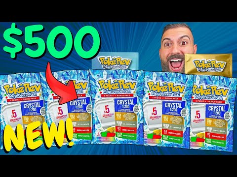 Видео: Стартовый пакет стоимостью 500 $ на НОВЫЙ PokeRev 8.0 Mystery Pack, Crystal Edition!