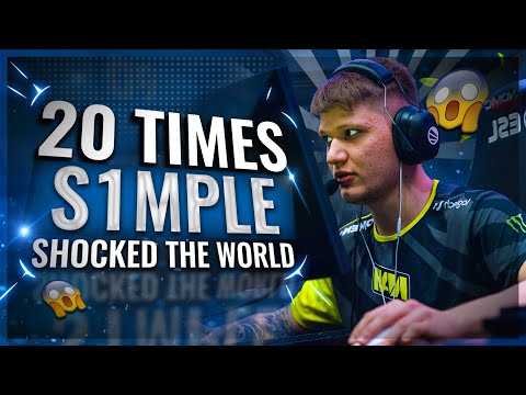 Видео: 20 РАЗ S1MPLE ШОКИРОВАЛ МИР! (МОМЕНТЫ ШУМНОСТИ)
