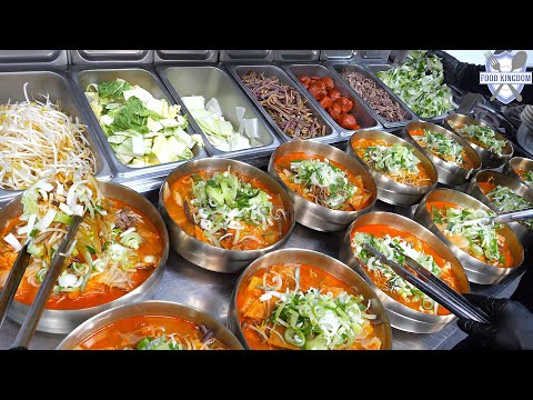 Видео: Используем лучшее мясо! Приготовление популярного корейского мясного супа / корейской уличной еды