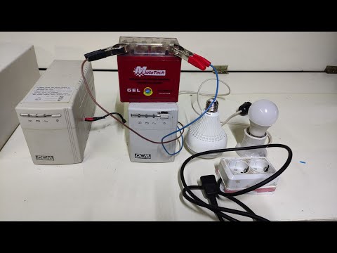 Видео: Инвертор 12 220 из бесперебойника