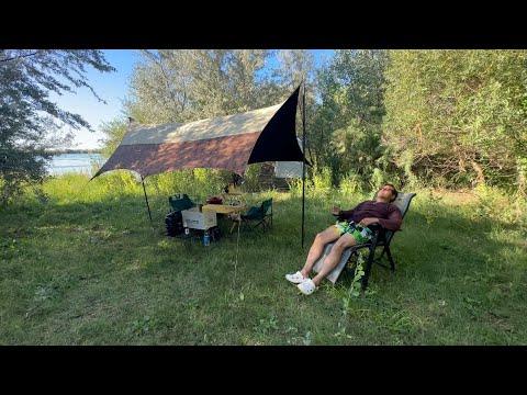 Видео: РЫБАЛКА С НАШЕЙ НОВОЙ ПАЛАТКОЙ У РЕКИ