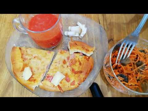 Видео: АСМР ИТИНГ 😋 ПУДИНГ, 🍕 ПИЦЦА, 🥗 САЛАТ, САЛО И 🧀 СЫР 😁