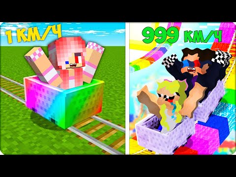 Видео: 🤯МЕГА СКОРОСТНЫЕ ГОРКИ НУБА и ПРО в Майнкрафте! Строим за 10 сек 1 минуту 5 минут! Нубик Леска Геди