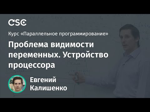 Видео: Лекция 11. Проблема видимости переменных. Устройство процессора