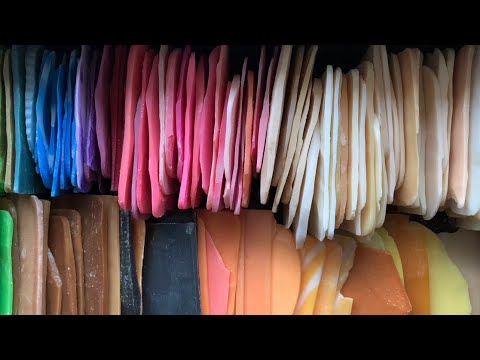 Видео: Ломаю пластинки из мыла/Asmr cracking slices from soap bars