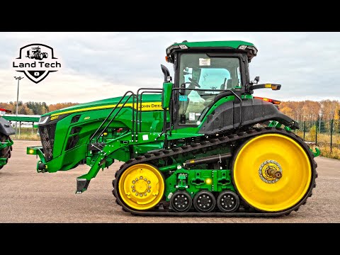 Видео: Гусеничный трактор John Deere 8RT модель 2020 года - Обзор и тест-драйв