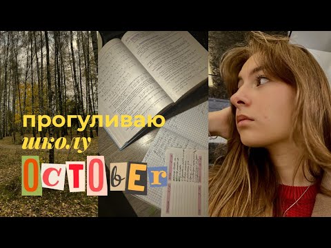 Видео: 🍂October vlog | прогуливаю школу | подготовка к ЕГЭ