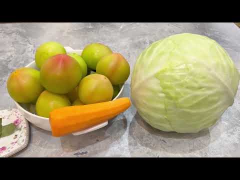 Видео: ПОМИДОРЫ И КАПУСТА В ОДНОЙ БАНКЕ. ОБЪЕДЕНИЕ!!!