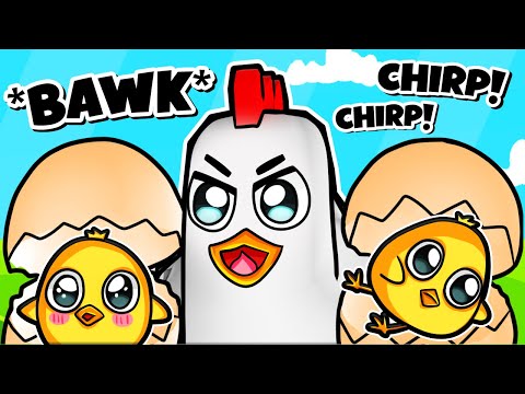 Видео: Мы превратились в забавных цыплят Roblox!