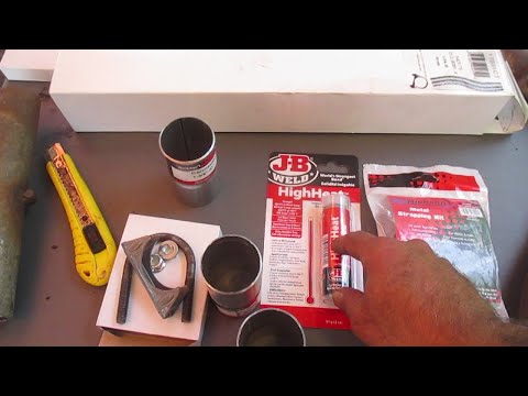 Видео: Ремонт выхлопной системы с использованием J-B Weld, гибкой трубы и хомутов для выхлопной системы