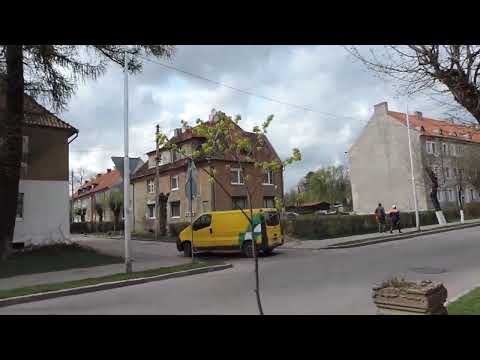 Видео: Город НЕМАН Ragnit – 2018: улица Советская в сторону центра – 24.04.2018 ВТ