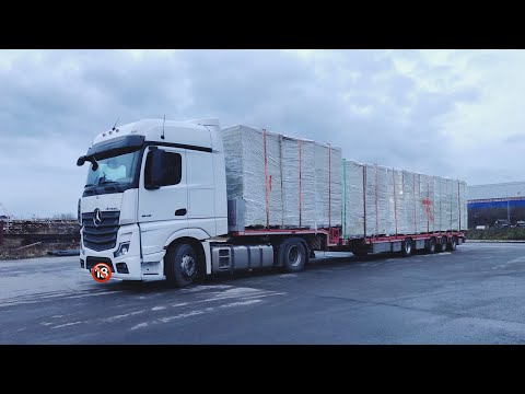 Видео: Неудобный габаритный груз, новая поломка нового трала #дальнобой #негабарит #категорияе