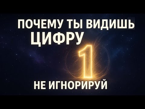 Видео: ПОЧЕМУ ТЫ ВИДИШЬ ЦИФРУ 1? | ЗНАК вселенной, который НЕЛЬЗЯ ИГНОРИРОВАТЬ