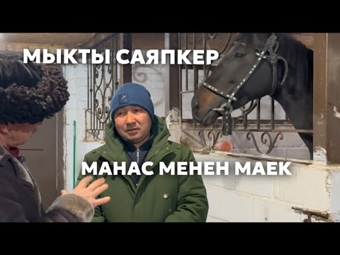 Видео: мыкты саяпкер « Манас менен маек »