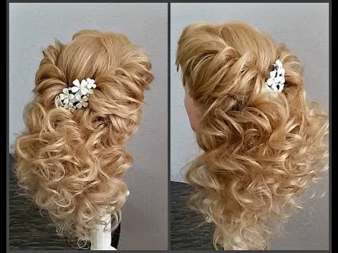 Видео: Вечерняя прическа на выпускной.Очень красивая. Romantic hairstyle