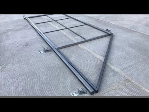 Видео: Откатные ворота Свари сам 3 ч.