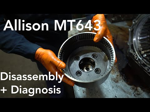 Видео: Разборка и диагностика трансмиссии Allison MT643 для восстановления