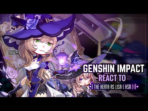 Видео: 💜✨ Реакция Genshin Impact на Лизу в образе Герты [Hsr] || Gacha Club || Monstadts