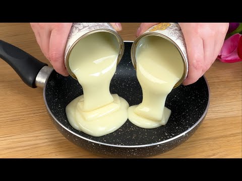 Видео: У тебя есть сгущенка? Десерт за 1 минуту! Очень вкусно!